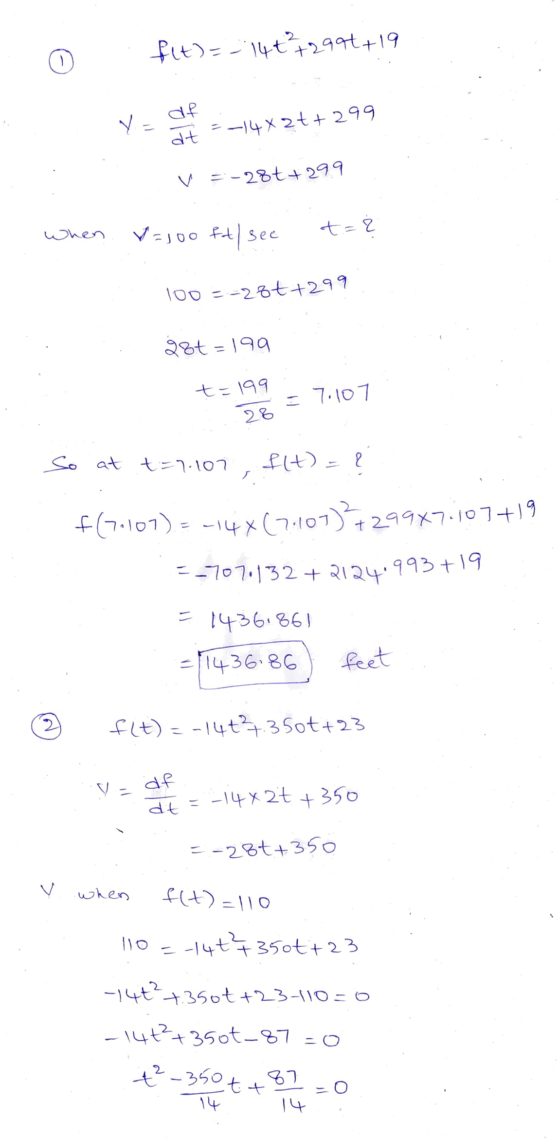 Calculus homework question answer, step 1, image 1